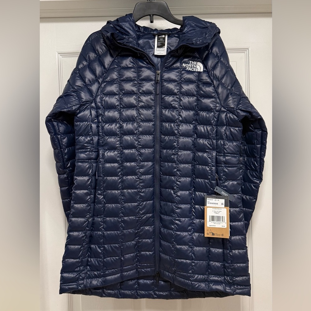 The North Face Women's Thermoball Hooded Parka Jacket - Navy Size XS